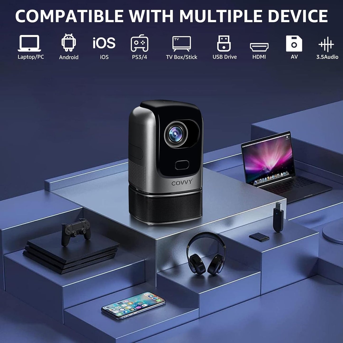 جهاز العرض Projector Ts1 – تجربة ترفيه ذكية ومتكاملة