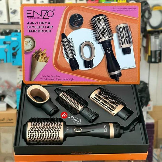 ENZO 4-in-1 لتجفيف وتصفيف الشعر